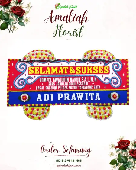 Papan Bunga Ucapan Selamat Way Sulan